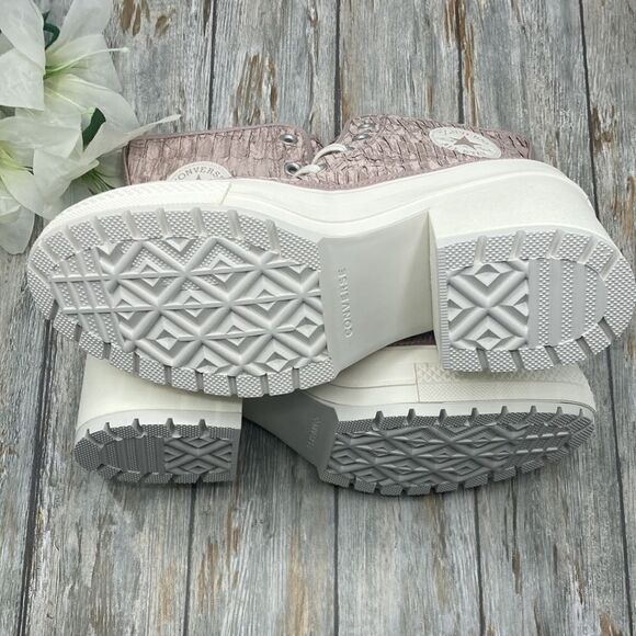 Chuck 70 De Luxe Heel Satin Hightop Boots Shoes Sneakers Size 12.5 - Picture 8 of 16